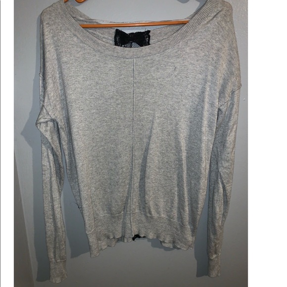 Lauren Conrad sweater w/ lace detail - Picture 3 of 5